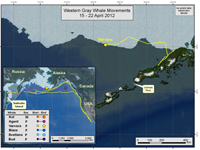 Map of Varvara's travels as of Feb. 16, 2012.