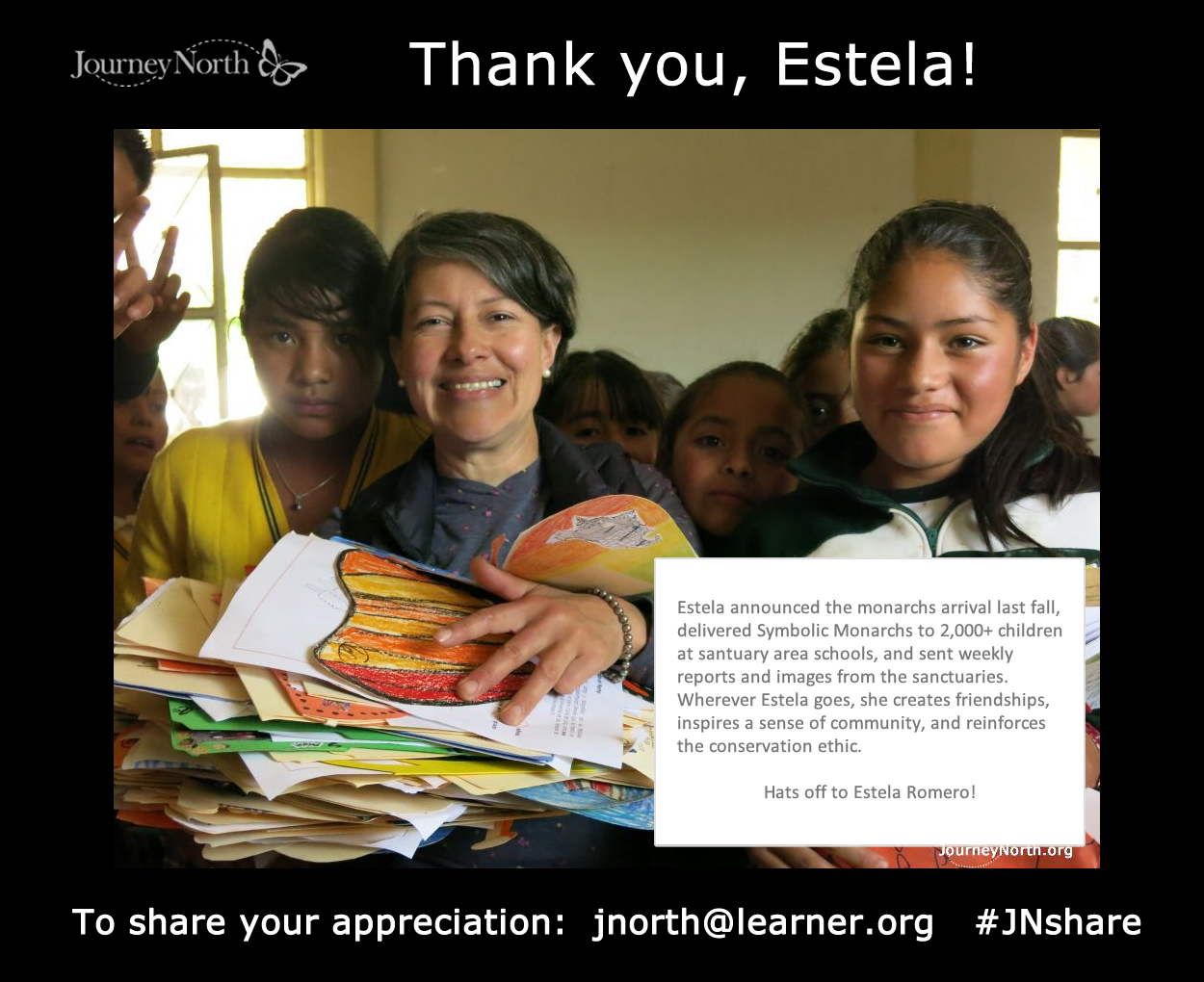 Share Appreciation for Estela Romero