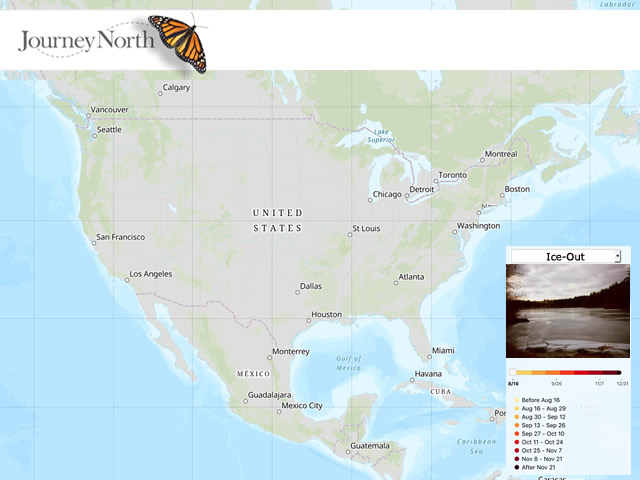 Ice Out Map