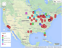Monarch Habitat Conservation Map
