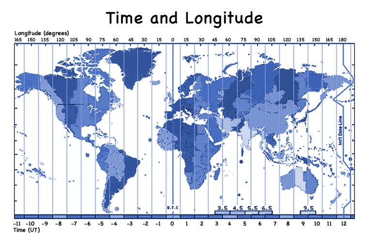 World Time Zone Map