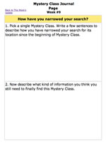 Worksheet | Photoperiod: describe how you have narrowed your search.