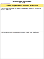 Worksheet | Predict Photoperiod on the Equinox Based on Graph Patterns