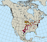 Fall Monarch Butterfly Migration Map