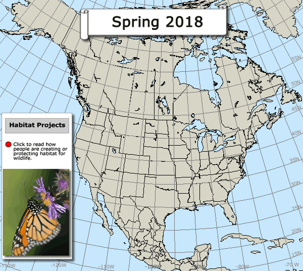 Habitat Projects: Map